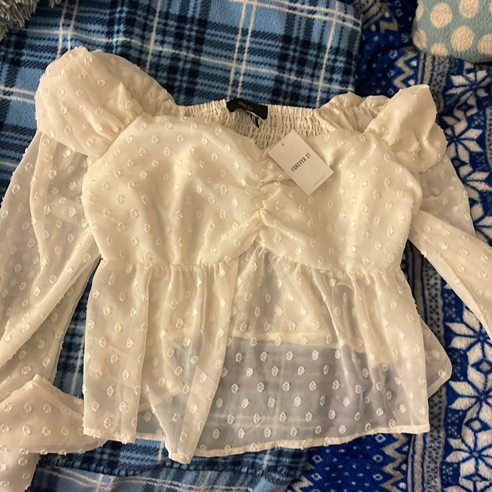 Forever 21 Woven Top (Long Sleeve)